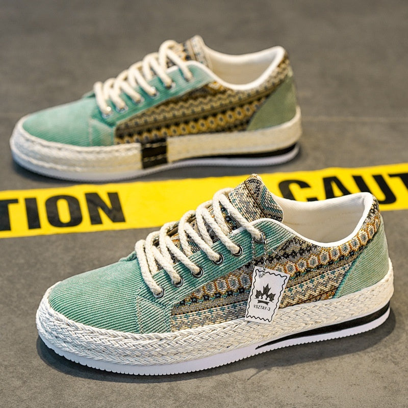 Trendy Lightweight Comfortable Soft-soled Canvas Shoes For Teens