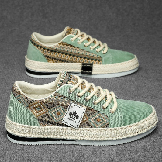 Trendy Lightweight Comfortable Soft-soled Canvas Shoes For Teens