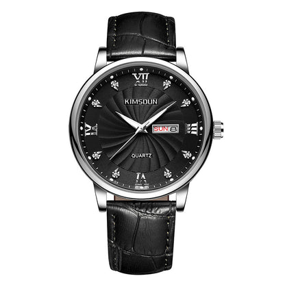 Calendar Waterproof Quartz Watch For Men